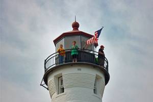 Top of Crisp Point Lighthouse
