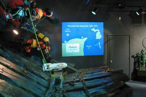 Great Lakes Shipwreck Museum Exhibit